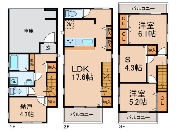 Ｋｏｌｅｔ葛飾鎌倉＃１２の物件間取画像